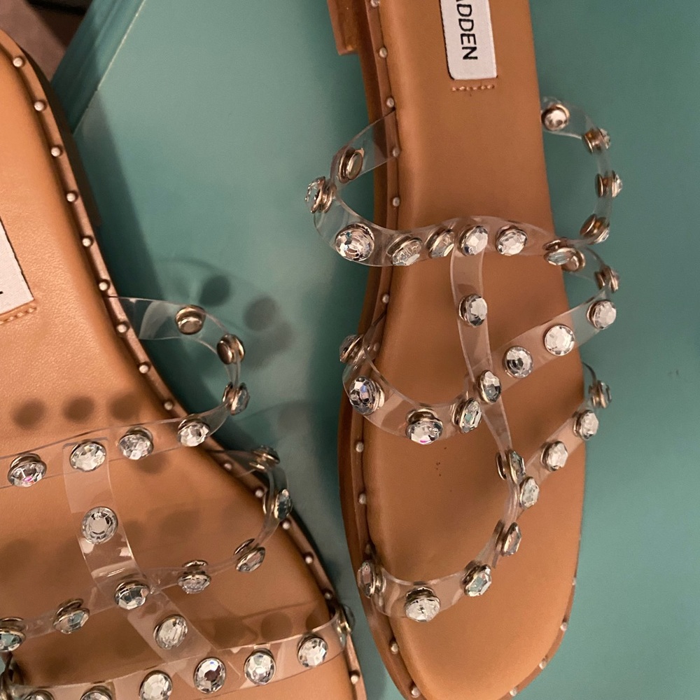 Steve Madden Lyna Clear Sandals